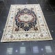 Turkish Bohemian Carpet A1541A Light Navy Beige Size 120*170