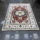 Turkish Bohemian Carpet A1541A Light Beige Burgundy Size 80*200