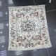 طقم بوهيمي سجاد تركي A1541A رصاصي صاصي مقاس  150*220+80*200+80*100