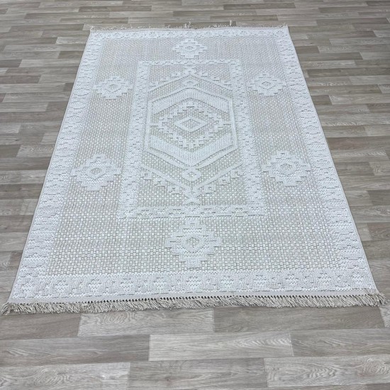 Turkish burlap carpet NF54A cream size 120*170