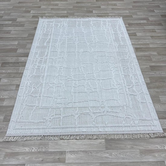 Turkish burlap carpet NF72A cream cream size 200*300