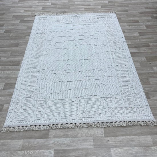 Turkish burlap carpet NF72A cream cream size 300*400