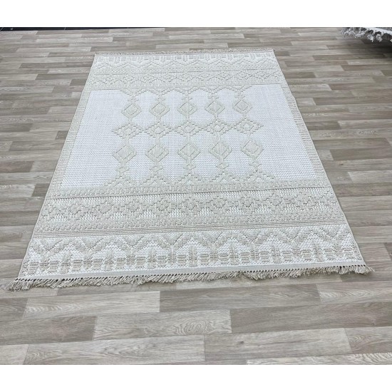 Turkish burlap carpet NF85A beige size 200*300