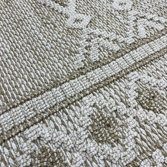 Turkish burlap carpet NF85A cream beige size 200*300