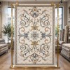 SARAY Turkish Rug Korean OZ723B gray - 400x500 cm Jumbo Carpet
