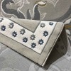 SARAY Turkish Rug Korean OZ723B gray - 400x500 cm Jumbo Carpet