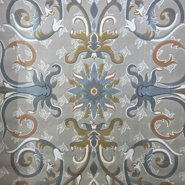 SARAY Turkish Rug Korean OZ723B gray - 400x500 cm Jumbo Carpet