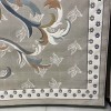 SARAY Turkish Rug Korean OZ723B gray - 400x500 cm Jumbo Carpet