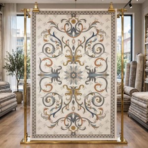 SARAY Turkish Rug Korean OZ723B WHITE MIX - 100x300 cm Hallway