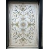 سجاد سراي تركي نقش كوري OZ723B ابيض - مقاس 100*200 سم مشاية ممر