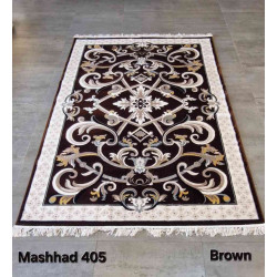 سجاد تركي فرنسي ملكي مشهد 405 بني مقاس 100*400