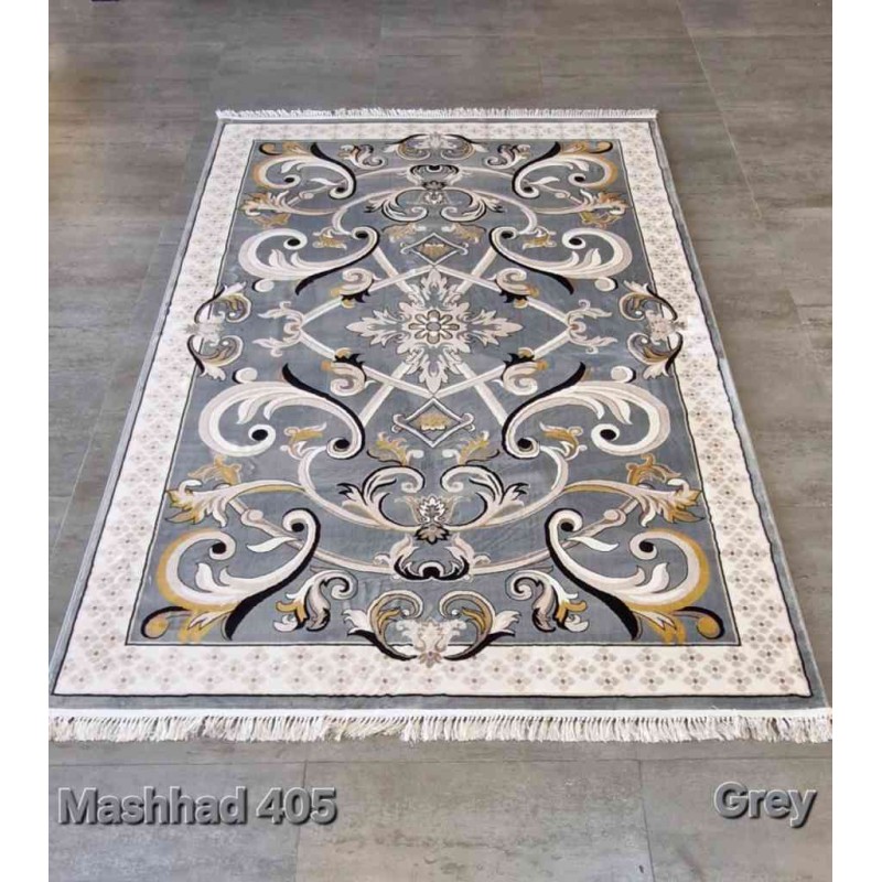 Royal French Turkish Carpet Scene 405 Grey Size 100*400