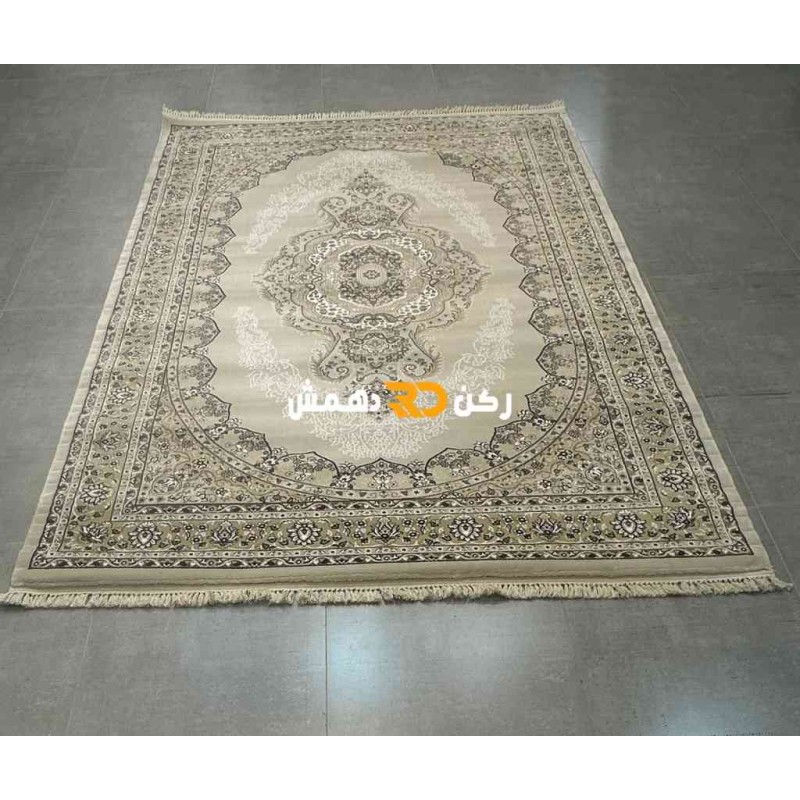 Turkish Super Imperial Rug cream color size 100*400
