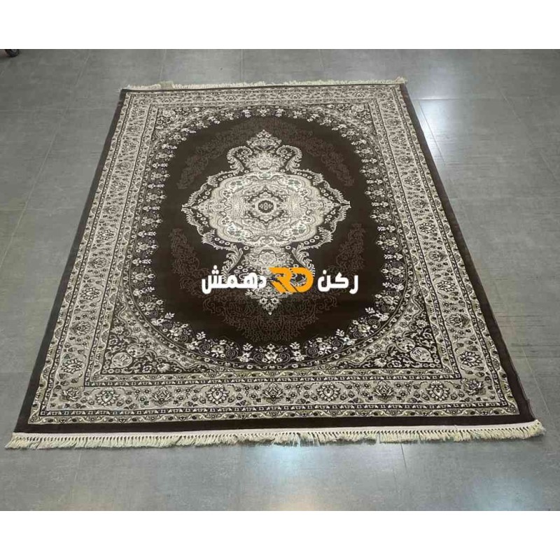 Turkish Super Imperial Rug dark brown color size 200*300