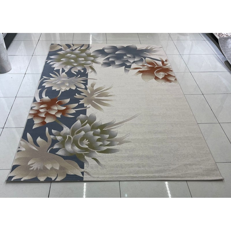 Bella Turkish Designer Rugs 9807A blue size 50*80