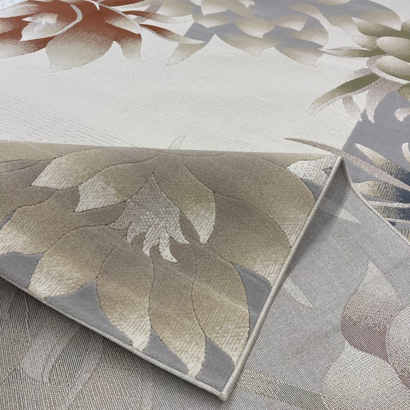 Bella Turkish Designer Rugs 9807A gray size 50*80