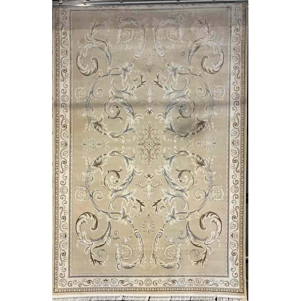 Turkish divan 39465A beige Rug Size 400*600