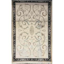 سجاد تركي ديفان 39465A اسود مقاس 80*150