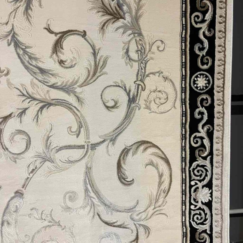 سجاد تركي ديفان 39465A اسود مقاس 300*400