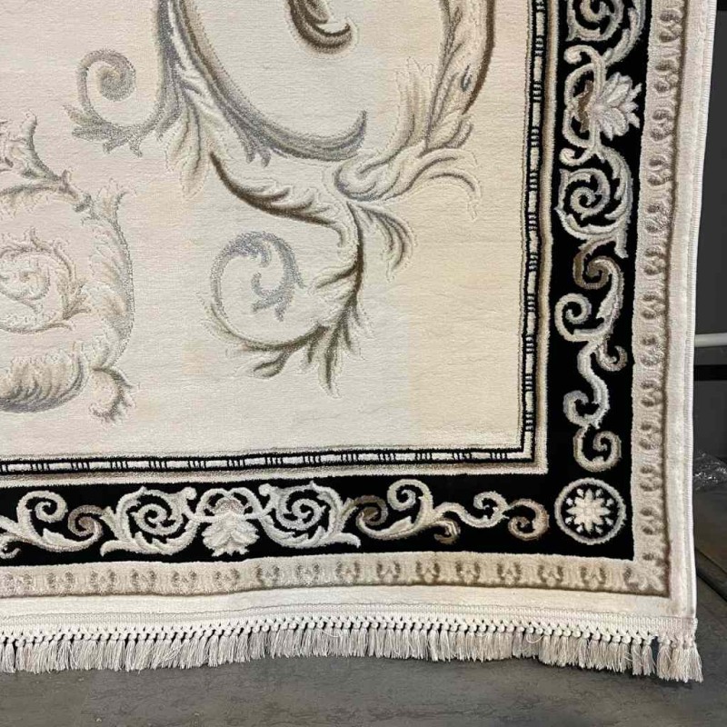 سجاد تركي ديفان 39465A اسود مقاس 300*400
