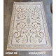سجاد تركي ديفان 39465A كريم رصاصي مقاس 400*600