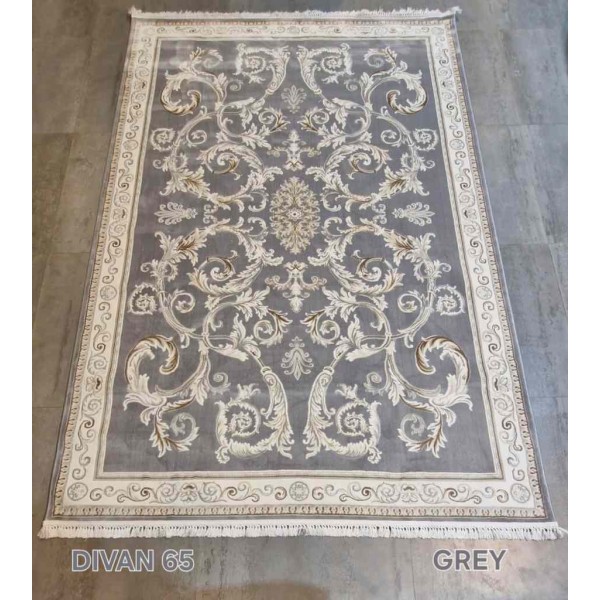 Turkish divan 39465A gray Rug Size 80*150