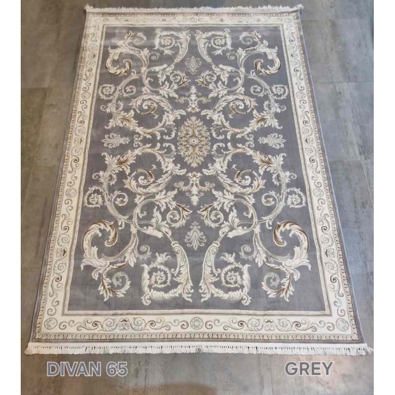سجاد تركي ديفان 39465A رصاصي مقاس 300*400