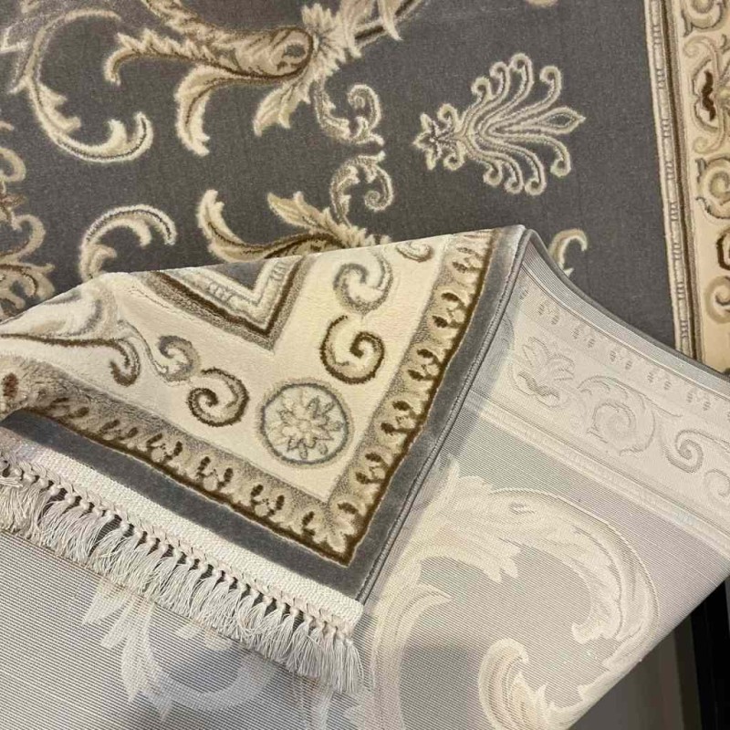 سجاد تركي ديفان 39465A رصاصي مقاس 300*400