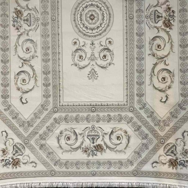 Turkish divan 40970A cream gray Rug Size 400*500