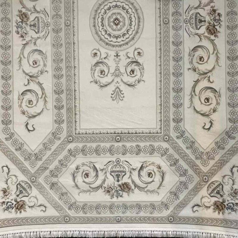 Turkish divan 40970A cream gray Rug Size 80*150