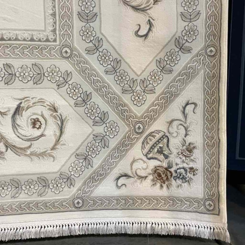 Turkish divan 40970A cream gray Rug Size 80*150