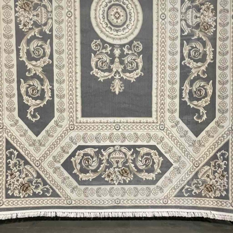 Turkish divan 40970A gray Rug Size 150*230