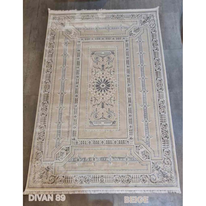 سجاد تركي ديفان 40989A بيج مقاس 80*150