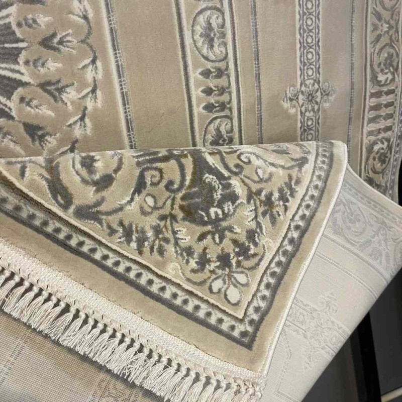 سجاد تركي ديفان 40989A بيج مقاس 80*150