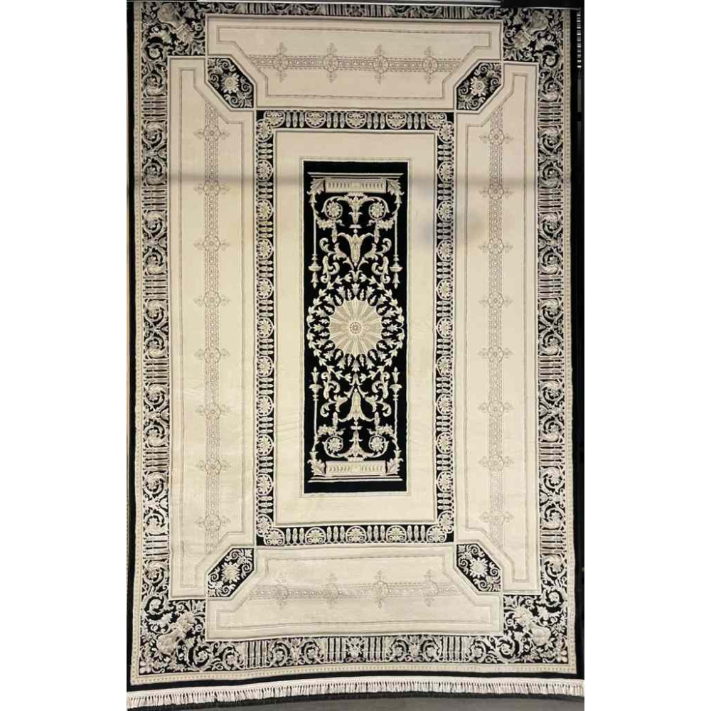 سجاد تركي ديفان 40989A اسود مقاس 80*150