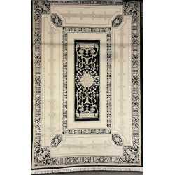 سجاد تركي ديفان 40989A اسود مقاس 80*150