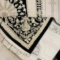 سجاد تركي ديفان 40989A اسود مقاس 80*150