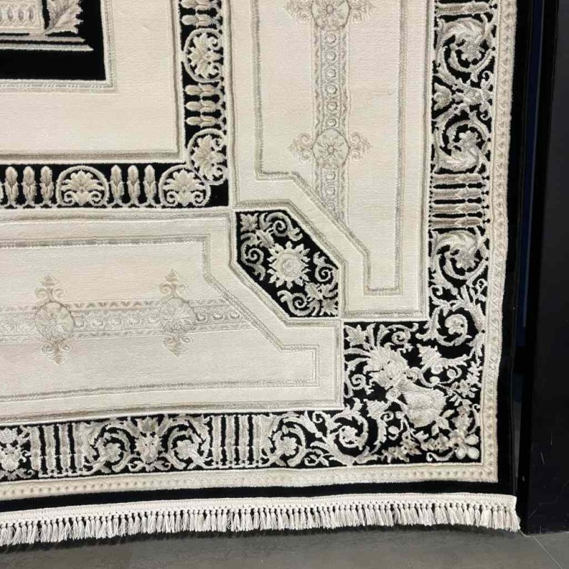 سجاد تركي ديفان 40989A اسود مقاس 300*400