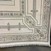 سجاد تركي ديفان 40989A كريم رصاصي مقاس 400*500