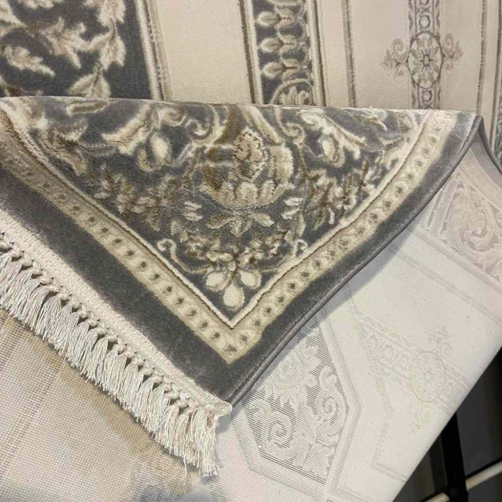 سجاد تركي ديفان 40989A رصاصي مقاس 80*150