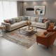 Turkish Bohemian rugs EMPIRE KO80A BEIGE ANTHRACITE Size 50*80