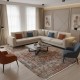 سجاد بوهيمي تركي امبيرا KO59A بيج مولتي مقاس 80*150
