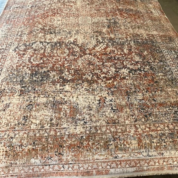Turkish Bohemian rugs EMPIRE KO59A BEIGE MULTI Size 100*200