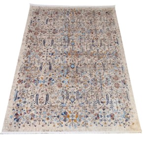 سجاد بوهيمي تركي امبيرا KP73A كريم سماوي غامق مقاس 50*80
