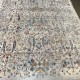 سجاد بوهيمي تركي امبيرا KP73A كريم سماوي غامق مقاس 100*200