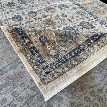 سجاد بوهيمي تركي امبيرا KP75A كريم بيج غامق مقاس 300*400