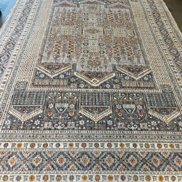 سجاد بوهيمي تركي امبيرا KO75A رصاصي فاتح مولتي مقاس 100*300