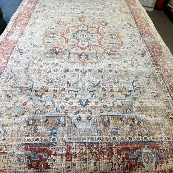 Turkish Bohemian rugs EMPIRE KP82C Cream red Size 200*300
