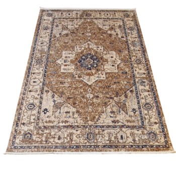 سجاد بوهيمي تركي امبيرا K086G بيج غامق مقاس 100*200