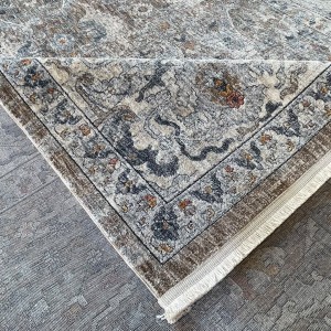Turkish Bohemian rugs EMPIRE KP94C Dark beige Size 150*220